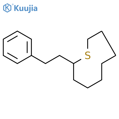 Thionane, 2-(2-phenylethyl)- structure