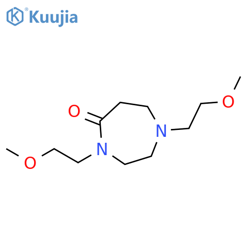 5H-1,4-DIAZEPIN-5-ONE, HEXAHYDRO-1,4-BIS(2-METHOXYETHYL)- structure
