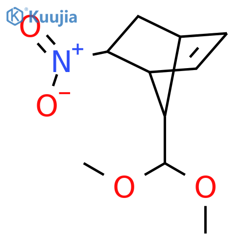 Bicyclo[2.2.1]hept-2-ene, 7-(dimethoxymethyl)-5-nitro- structure