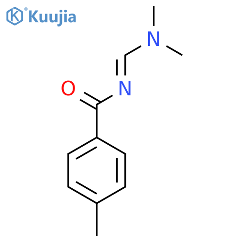 Benzamide, N-[(dimethylamino)methylene]-4-methyl- structure