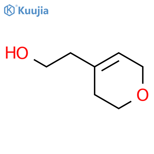 2-(3,6-dihydro-2H-pyran-4-yl)ethan-1-ol structure