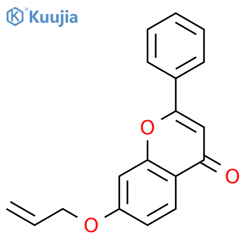 4H-1-Benzopyran-4-one, 2-phenyl-7-(2-propenyloxy)- structure