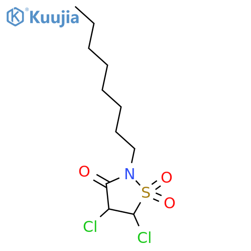 2-Octyl-4,5-dichloro-3-isothiazolidinone 1,1-dioxide structure