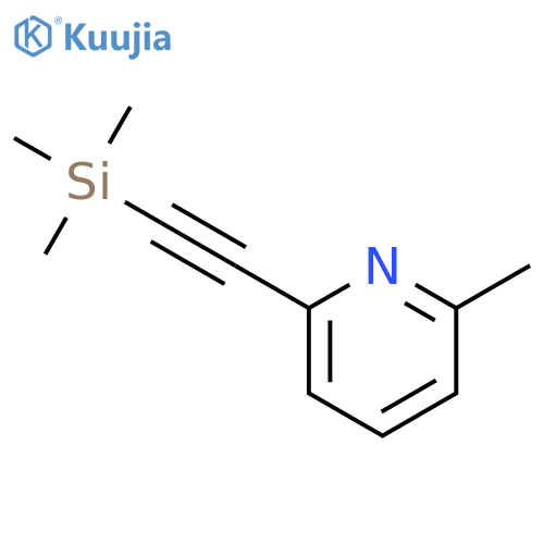 Pyridine, 2-methyl-6-[(trimethylsilyl)ethynyl]- structure