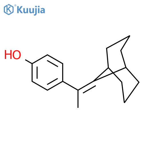 Phenol, 4-(1-bicyclo[3.3.1]non-9-ylideneethyl)- structure