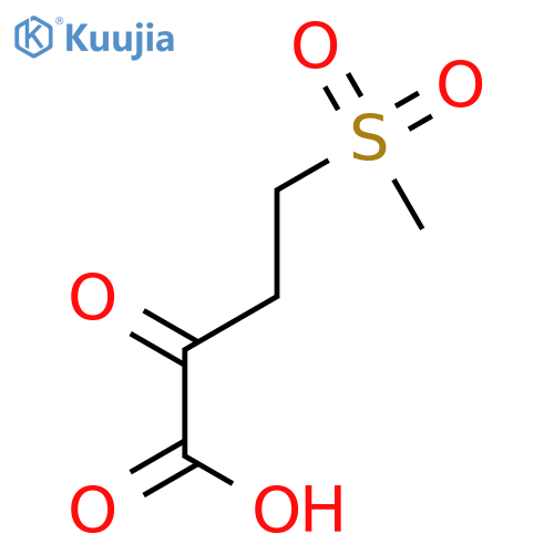 4-methanesulfonyl-2-oxobutanoic acid structure