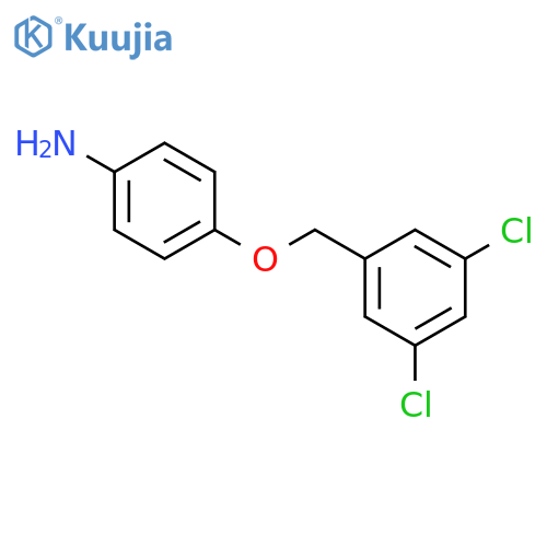 Benzenamine, 4-[(3,5-dichlorophenyl)methoxy]- structure