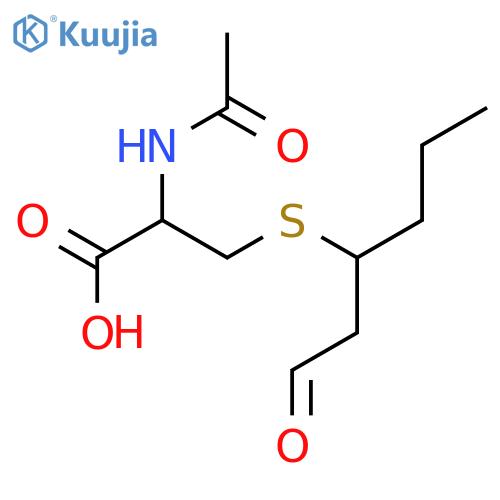 L-Cysteine, N-acetyl-S-[(1S)-1-(2-oxoethyl)butyl]- structure