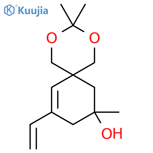 2,4-Dioxaspiro[5.5]undec-10-en-8-ol, 10-ethenyl-3,3,8-trimethyl- structure