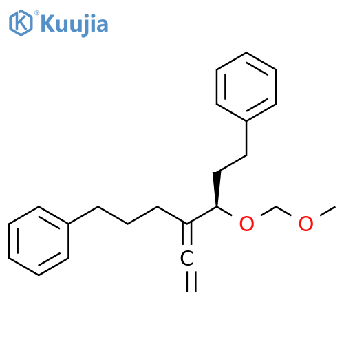Benzene,1,1'-[(3R)-4-ethenylidene-3-(methoxymethoxy)-1,7-heptanediyl]bis- structure