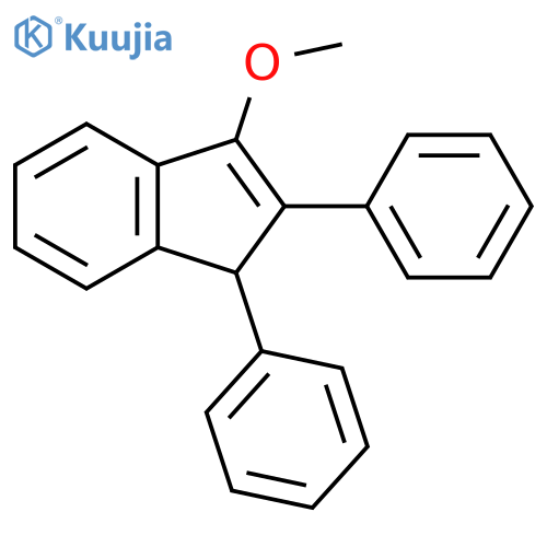 1H-Indene, 3-methoxy-1,2-diphenyl- structure