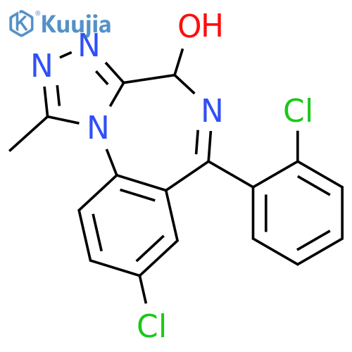 4-hydroxytriazolam structure