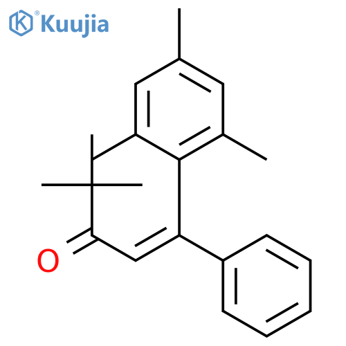 1-Penten-3-one, 4,4-dimethyl-1-phenyl-1-(2,4,6-trimethylphenyl)-, (Z)- structure