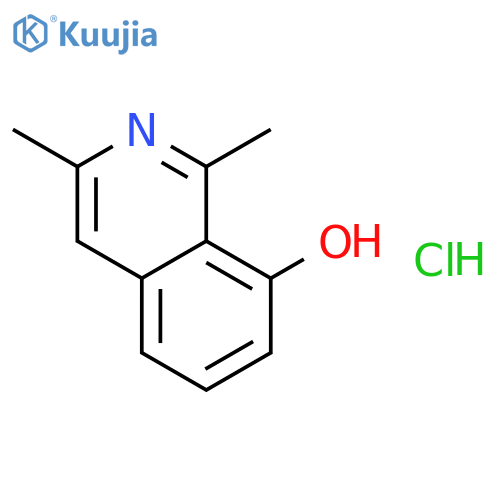 1,3-dimethyl-8-Isoquinolinol hydrochloride structure