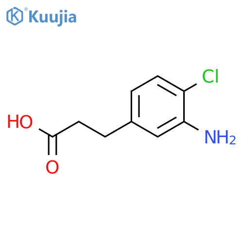 BENZENEPROPANOIC ACID, 3-AMINO-4-CHLORO- structure
