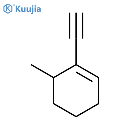 Cyclohexene, 1-ethynyl-6-methyl- structure