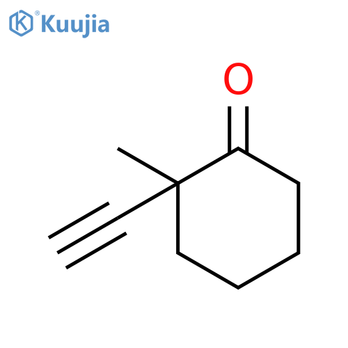 cyclohexanone, 2-ethynyl-2-methyl- (9ci) structure