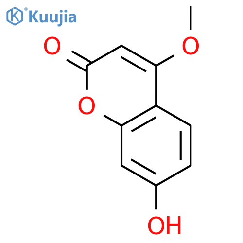 2H-1-Benzopyran-2-one, 7-hydroxy-4-methoxy- structure