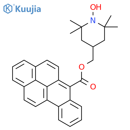 (1-hydroxy-2,2,6,6-tetramethylpiperidin-4-yl)methyl Benzo[b]pyrene-6-carboxylate structure
