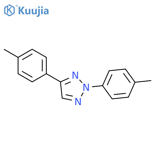2H-1,2,3-TRIAZOLE, 2,4-BIS(4-METHYLPHENYL)- structure