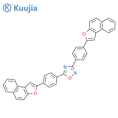 1,2,4-OXADIAZOLE, 3,5-BIS(4-NAPHTHO[2,1-B]FURAN-2-YLPHENYL)- structure