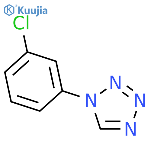 1H-Tetrazole, 1-(3-chlorophenyl)- structure