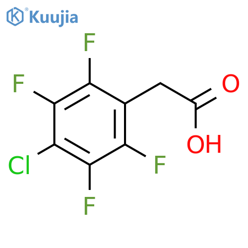 Benzeneacetic acid, 4-chloro-2,3,5,6-tetrafluoro- structure