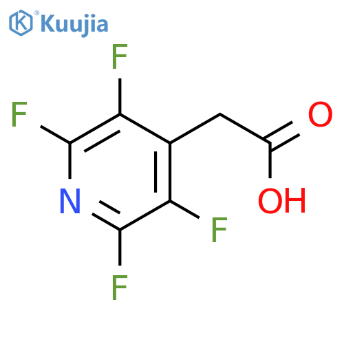 (2,3,5,6-Tetrafluoro-4-pyridinyl)acetic Acid structure