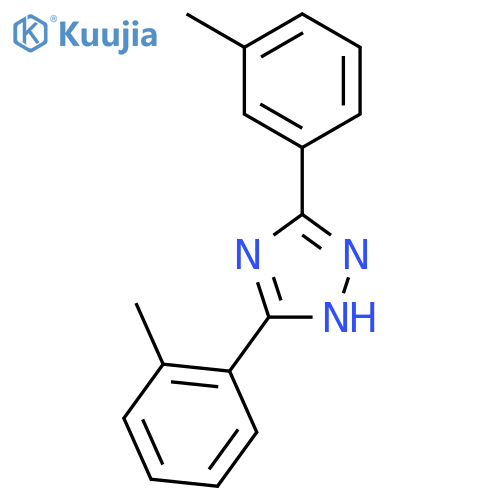 5-(2-methylphenyl)-3-(3-methylphenyl)-1H-1,2,4-triazole structure