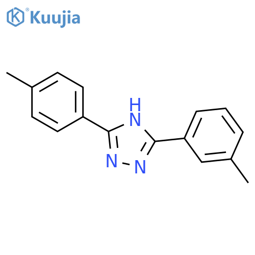 1H-1,2,4-Triazole, 3-(3-methylphenyl)-5-(4-methylphenyl)- structure