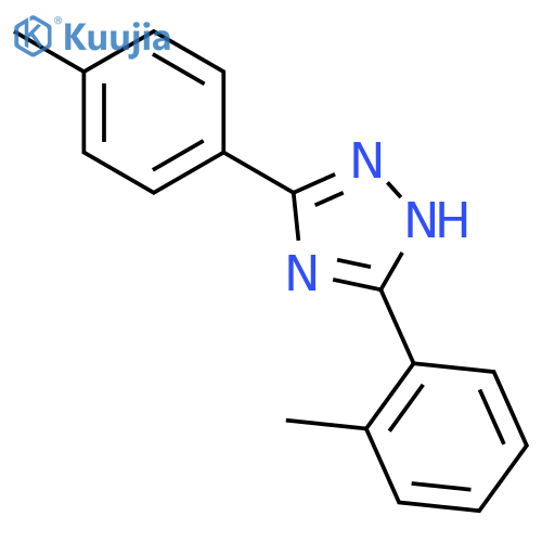 5-(2-methylphenyl)-3-(4-methylphenyl)-1H-1,2,4-triazole structure