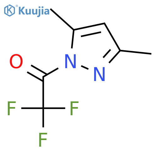 1H-Pyrazole, 3,5-dimethyl-1-(trifluoroacetyl)- structure