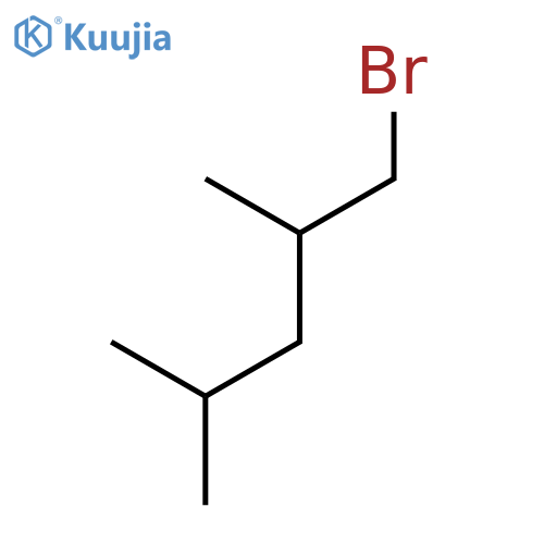 1-Bromo-2,4-dimethylpentane structure