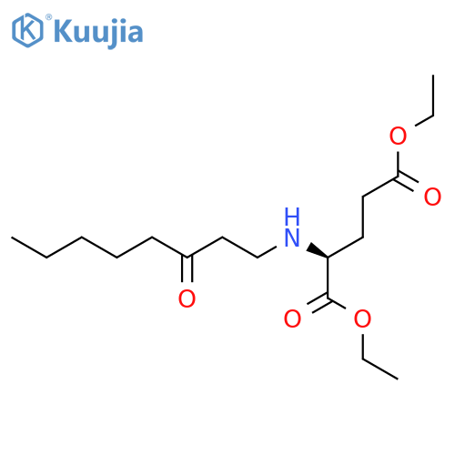 Glutamic acid, N-(3-oxooctyl)-, diethyl ester structure