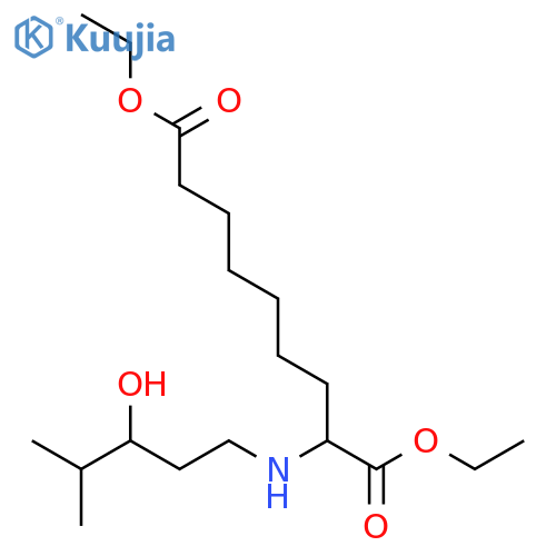 NONANEDIOIC ACID, 2-[(3-HYDROXY-4-METHYLPENTYL)AMINO]-, DIETHYL ESTER structure