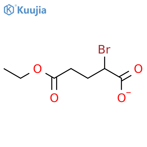 PENTANEDIOIC ACID, 2-BROMO-, 5-ETHYL ESTER structure