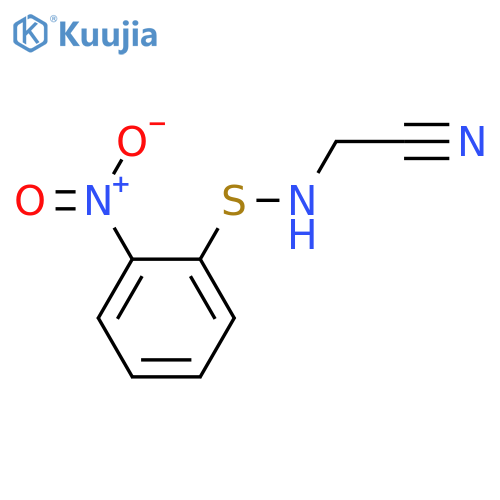 BENZENESULFENAMIDE, N-(CYANOMETHYL)-2-NITRO- structure