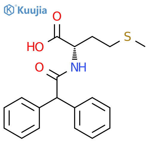 L-Methionine, N-(diphenylacetyl)- structure