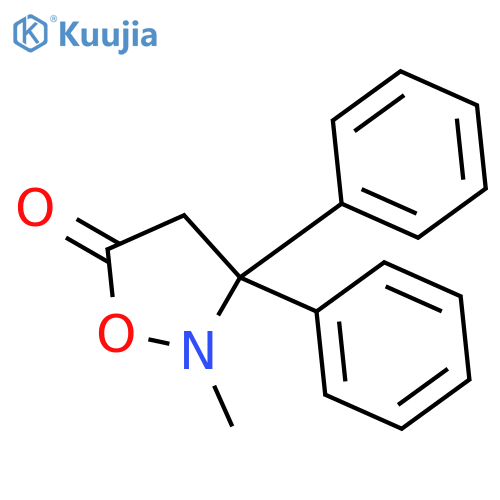 5-ISOXAZOLIDINONE, 2-METHYL-3,3-DIPHENYL- structure