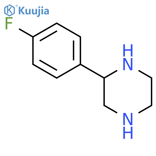 2-(4-Fluorophenyl)piperazine structure
