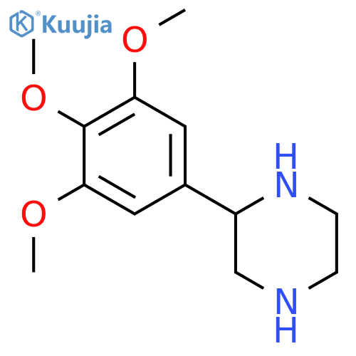 2-(3,4,5-Trimethoxyphenyl)piperazine structure
