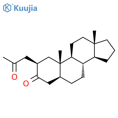Androstan-3-one, 2-(2-oxopropyl)-, (2b,5a)- structure