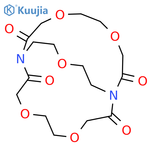 4,7,13,16,21-PENTAOXA-1,10-DIAZABICYCLO[8.8.5]TRICOSANE-2,9,11,18-TETRONE structure