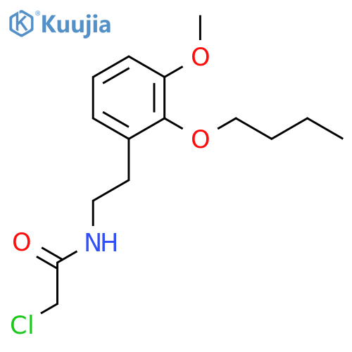 ACETAMIDE, N-[2-(2-BUTOXY-3-METHOXYPHENYL)ETHYL]-2-CHLORO- structure