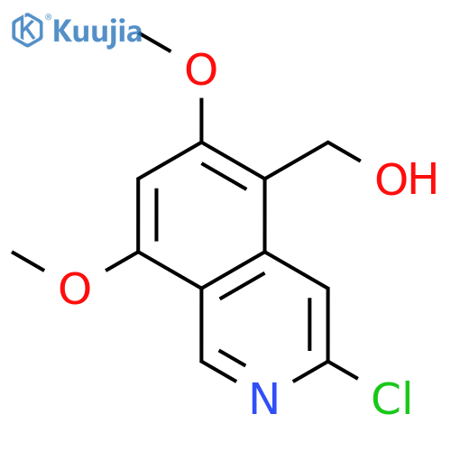 5-Isoquinolinemethanol, 3-chloro-6,8-dimethoxy- structure
