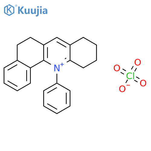 BENZ[C]ACRIDINIUM, 5,6,8,9,10,11-HEXAHYDRO-12-PHENYL-, PERCHLORATE structure