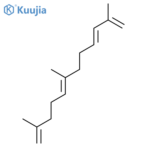 1,3,7,11-DODECATETRAENE, 2,7,11-TRIMETHYL-, (E,E)- structure