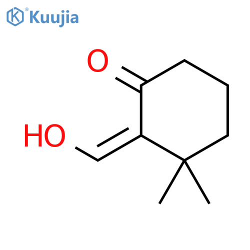 2-(Hydroxymethylidene)-3,3-dimethylcyclohexan-1-one structure