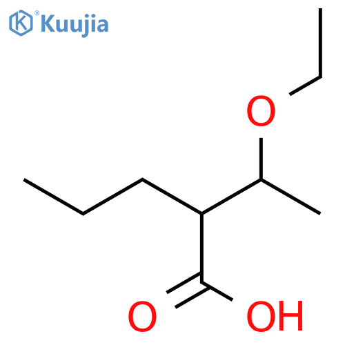 PENTANOIC ACID, 2-(1-ETHOXYETHYL)- structure