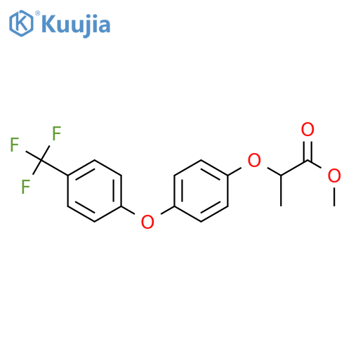 methyl 2-[4-[4-(trifluoromethyl)phenoxy]phenoxy]propanoate structure